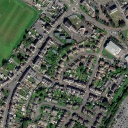Satellite imagery of Tir y Dail house, GB