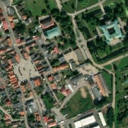 Satellite imagery of Rydzyna - Zamek na wyspie., PL