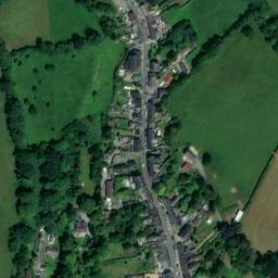 Satellite imagery of Laugharne Castle, GB