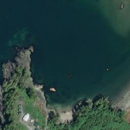Satellite imagery of Koeye Point, CA