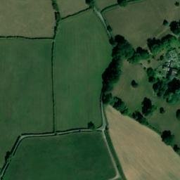 Satellite imagery of Wern y Cwrt Motte, GB