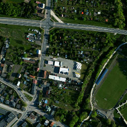 Satellite imagery of Rawa Mazowiecka - Zamek Książąt Mazowieckich XIVw., PL