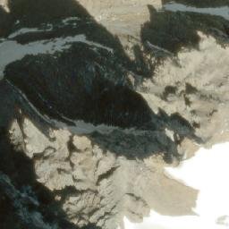 Satellite imagery of Mount Bergne, CA