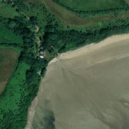 Satellite imagery of Llansteffan Castle, GB