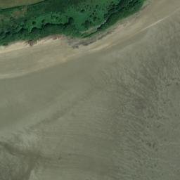 Satellite imagery of Llansteffan Castle, GB