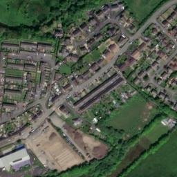 Satellite imagery of Kidwelly Castle, GB