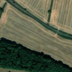 Satellite imagery of Hampden Grims Ditch mounds, GB