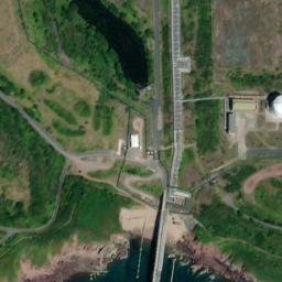 Satellite imagery of South Hook Point, GB