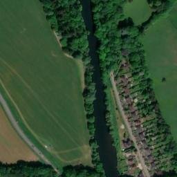 Satellite imagery of Usk Castle, GB