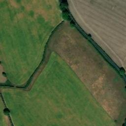 Satellite imagery of Hampden Grims Ditch mounds, GB