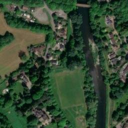 Satellite imagery of Usk Castle, GB