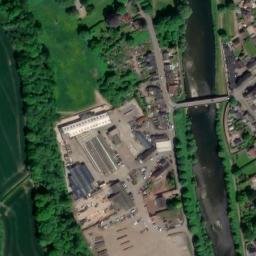 Satellite imagery of Usk Castle, GB