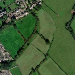 Satellite imagery of Usk Castle, GB