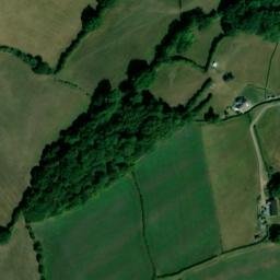 Satellite imagery of Rockfield Farm Motte, GB