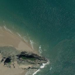 Satellite imagery of Monkstone Point, GB
