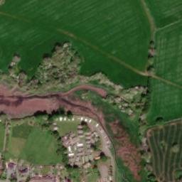 Satellite imagery of Carew Castle, GB