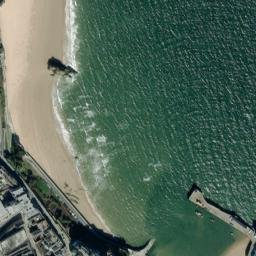 Satellite imagery of Tenby Castle, GB