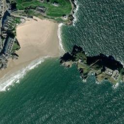 Satellite imagery of Tenby Castle, GB