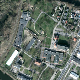 Satellite imagery of Głogów - zamek książęcy XII w., PL