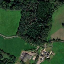 Satellite imagery of Llangibby Motte, GB