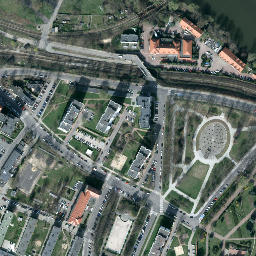 Satellite imagery of Głogów - zamek książęcy XII w., PL