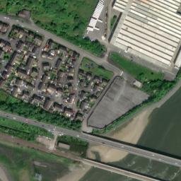 Satellite imagery of Loughor Castle, GB