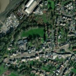 Satellite imagery of Loughor Castle, GB
