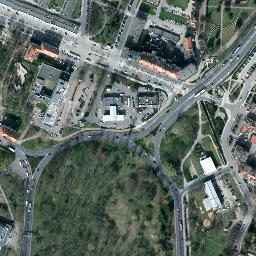 Satellite imagery of Głogów - zamek książęcy XII w., PL