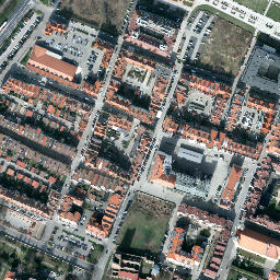 Satellite imagery of Głogów - zamek książęcy XII w., PL