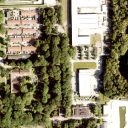 Satellite imagery of Fusilladeplaats Kamp Vught met Monument, NL