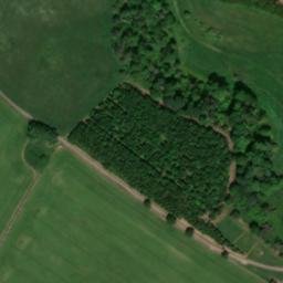 Satellite imagery of Newington Bagpath Motte, GB
