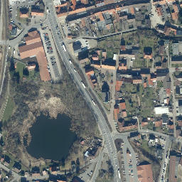 Satellite imagery of Herzberg Castle, DE
