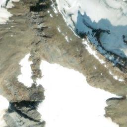 Satellite imagery of Minaret Peak, CA