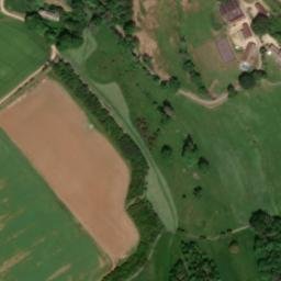 Satellite imagery of Newington Bagpath Motte, GB