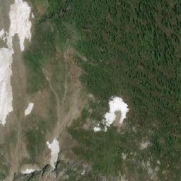 Satellite imagery of Bow Peak, CA