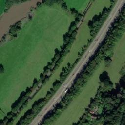 Satellite imagery of Kemeys Inferior Motte, GB