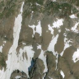 Satellite imagery of Bow Peak, CA
