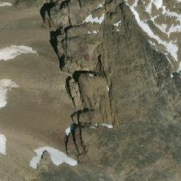 Satellite imagery of Bow Peak, CA