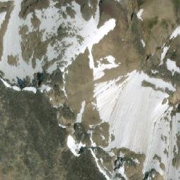 Satellite imagery of Bow Peak, CA