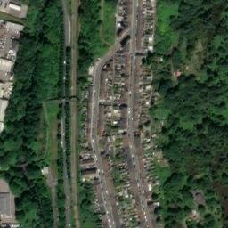 Satellite imagery of Ynyscrug Castle, GB