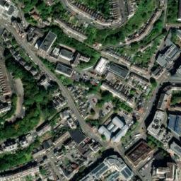Satellite imagery of Swansea Castle, GB