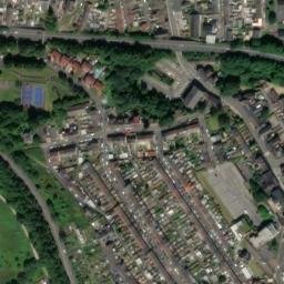 Satellite imagery of Ynyscrug Castle, GB