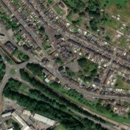 Satellite imagery of Ynyscrug Castle, GB