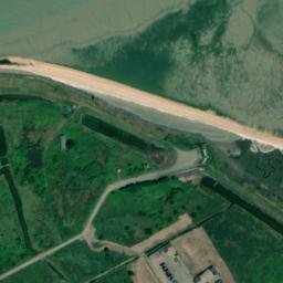 Satellite imagery of Foulness Point, GB