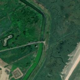 Satellite imagery of Foulness Point, GB