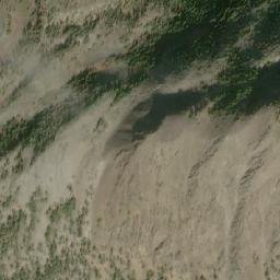 Satellite imagery of Tullin Mountain, CA