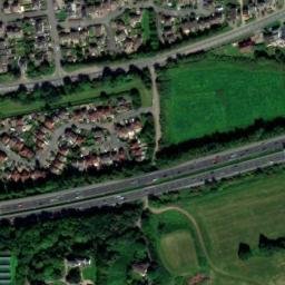 Satellite imagery of Langstone Court Motte, GB