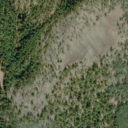 Satellite imagery of Tullin Mountain, CA