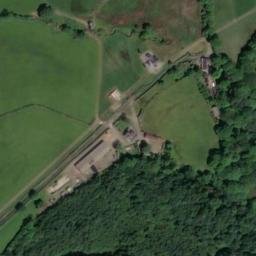 Satellite imagery of Llangynwyd Castle, GB