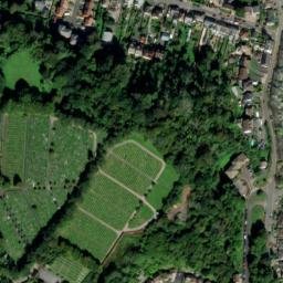Satellite imagery of Oystermouth Castle, GB